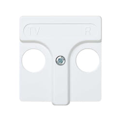 Simon 27053-34 Plaque de commutation et obturateur Blanc