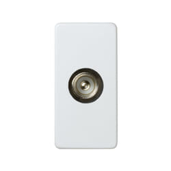 Simon 27475-34 prise de courant TV Blanc