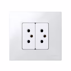 Simon 27442-64 prise de courant Blanc