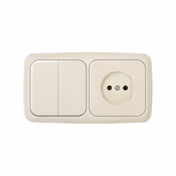 Simon 31621-31 Plaque de commutation et obturateur Ivoire