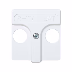 Simon 27097-34, Blanc, Plastique, Simon 27, TV + SAT, IP20, CE