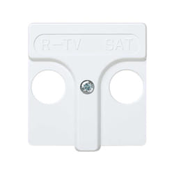 Simon 27097-34 Plaque de commutation et obturateur Blanc