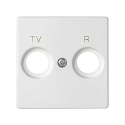Simon 82053-30 Plaque de commutation et obturateur Blanc