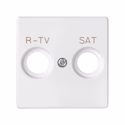 Simon 82097-30, Blanc, Plastique, Simon 82, TV + SAT, IP20, CE