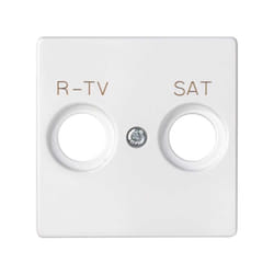 Simon 82097-30 Plaque de commutation et obturateur Blanc