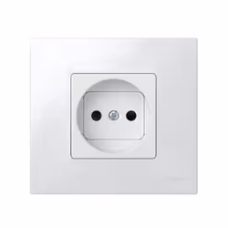 Simon 27431-65 prise de courant Blanc