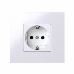 Simon 27432-65 prise de courant Type F Blanc