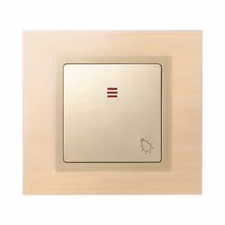 Simon 82016-34 Plaque de commutation et obturateur Champagne