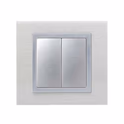 Simon 82028-33 interrupteur d'éclairage Plastique Aluminium