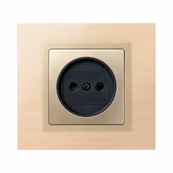 Simon 82040-34 Plaque de commutation et obturateur Champagne