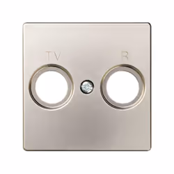 Simon 82053-34, Champagne, Plastique, Simon 82, TV / FM, IP20, CE