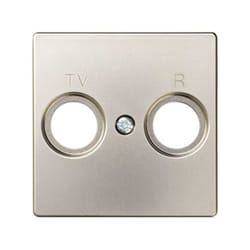 Simon 82053-34 Plaque de commutation et obturateur Champagne