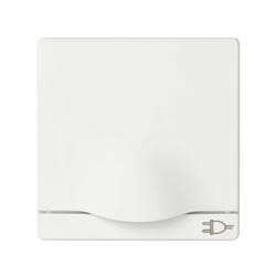Simon 82090-30 Plaque de commutation et obturateur Blanc
