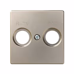 Simon 82097-34, Champagne, Plastique, Simon 82, TV + SAT, IP20, CE