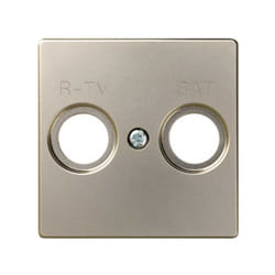 Simon 82097-34 Plaque de commutation et obturateur Champagne