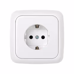 Simon 31432-60 prise de courant Type F Blanc