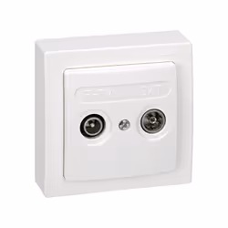 Simon 73097-60 Plaque de commutation et obturateur Graphite