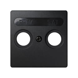 Simon 73097-62 Plaque de commutation et obturateur Aluminium
