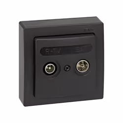 Simon 73097-62 Plaque de commutation et obturateur Aluminium
