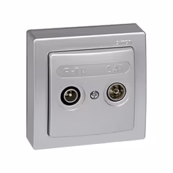 Simon 73097-63 Plaque de commutation et obturateur Blanc