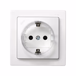Simon 73432-50 prise de courant Type F Blanc