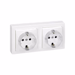 Simon 73433-50, Type F, Blanc, IP20, CE, 250 V, 16 A