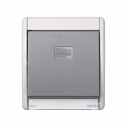 Simon 4400010-035, Gris, Plastique, Simon 44, IP55, CE, 5 - 40 °C