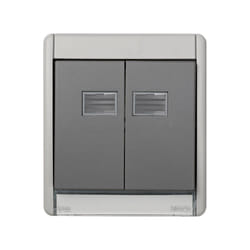 Simon 4400026-035 Plaque de commutation et obturateur Gris