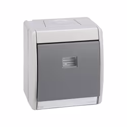 Simon 4490160-035, Gris, IP55, Simon 44 Aqua, CE, 1,37 kg, 155 mm
