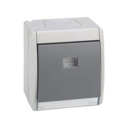 Simon 4490160-035 interrupteur d'éclairage Gris