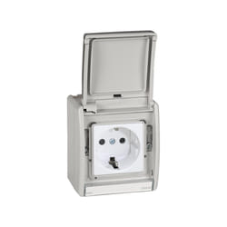 Simon 4490432-035 prise de courant Type F Gris