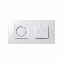 Simon 2700620-030 Plaque de commutation et obturateur Blanc