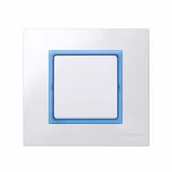 Simon 2701620-030 Plaque de commutation et obturateur Blanc