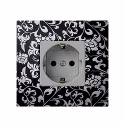 Simon 27472-67 prise de courant Type F Gris
