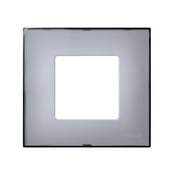 Simon 2700617-112 Plaque de commutation et obturateur Gris