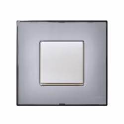 Simon 2700617-112 Plaque de commutation et obturateur Gris