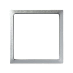 Simon 2700670-033 Plaque de commutation et obturateur Aluminium