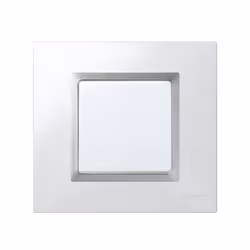 Simon 2700670-033 Plaque de commutation et obturateur Aluminium