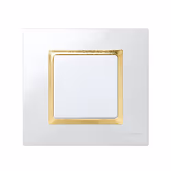 Simon 2700670-066 Plaque de commutation et obturateur Or