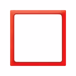 Simon 2700670-110, Rouge, Plastique, Simon 27, IP20, CE, 5 - 40 °C