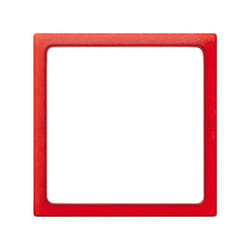 Simon 2700670-110 Plaque de commutation et obturateur Rouge