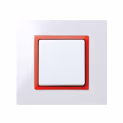 Simon 2700670-110 Plaque de commutation et obturateur Rouge