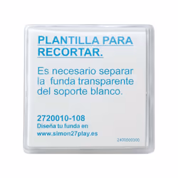 Simon 2720010-108, Transparent, Plastique, Simon 27, IP20, CE, 5 - 40 °C