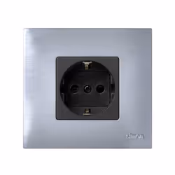 Simon 2700041-038 Plaque de commutation et obturateur Graphite