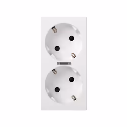 Simon 50010432-030, Type F, Blanc, IP20, CE, 250 V, 16 A