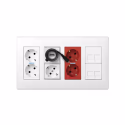 Simon 50012088-030 Plaque de commutation et obturateur