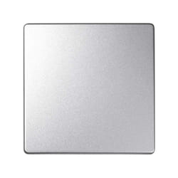 Simon 82010-93 Plaque de commutation et obturateur Aluminium