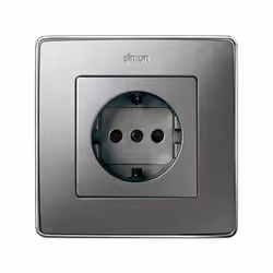 Simon 82041-93 Plaque de commutation et obturateur Aluminium