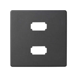 Simon 8201090-038 Plaque de commutation et obturateur Graphite