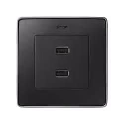 Simon 8201090-038 Plaque de commutation et obturateur Graphite